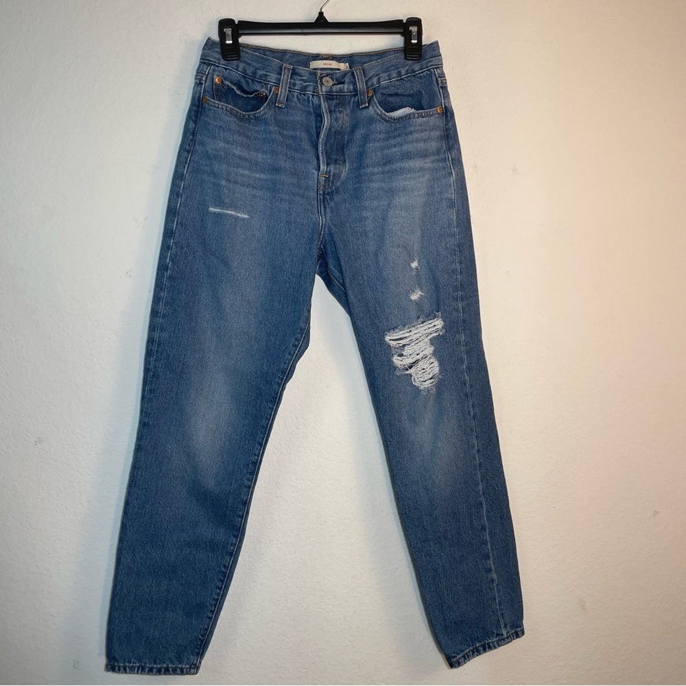 Levi's Women's Distressed 100% Cotton Wedgie Button Fly Jeans 28